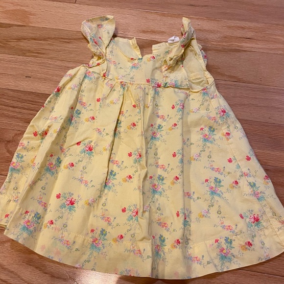 Gap girl yellow flower sundress
